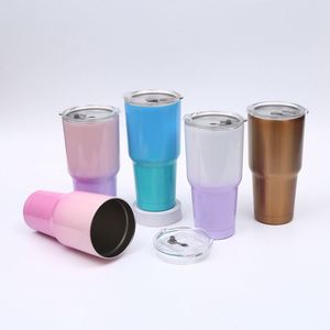 Tazas de Acero Inoxidable de 14 oz con Aislamiento al Vacío, Personalizables con Logotipo, Delgadas, Rectas, para Sublimación, Enfriador de Latas 4 en 1 con Tapa - Product Image 3