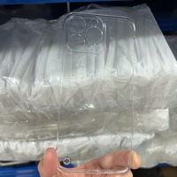 Coque de téléphone portable transparente en PC rigide à prix d'usine pour iPhone XS XR 16 15 17 18 ProMax, protection antichoc transparente pour appareil photo