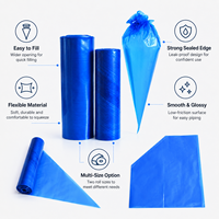 Nouveaux outils de décoration de gâteau de mode Transparent Triangle plastique crème Pe gâteau sac à douille