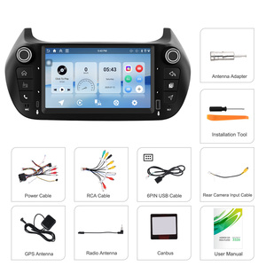 Podofo pour FIAT Fiorino 2008-2016 Autoradio Android 4+64G 1080P Écran Incell Carplay/Android Auto <span class=keywords><strong>sans</strong></span> fil GPS WiFi OEM ODM - Product Image 6