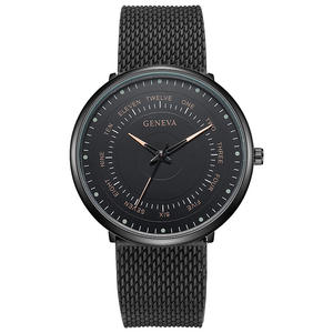 Men's <b>Wristwatches</b> Digital Quartz Business Watches Mesh Strap Fashion Men's Watches Wholesale Supply - Product Image 6