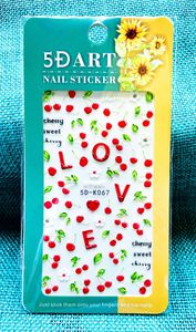 5D <b>Nail</b> Art Decals Paper and Plastic DIY Embossing Decoration <b>Transfer</b> Foil <b>Nail</b> Sticker Design - Product Image 4