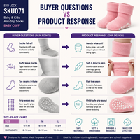 Chaussettes antidérapantes pour bébés et enfants en gros pour les détaillants de vêtements pour enfants et les programmes de nurserie avec développement de logo personnalisé