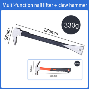 2-in-1 Multifunktionaler 8-Zoll Präzisions-Mini-Hebelwerkzeug Flachnagelzieher mit Abgeschrägten Klauen Industriequalität - Product Image 3