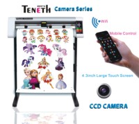 Plotter de Corte Automático de Contorno de 24 polegadas com Tela Sensível ao Toque Completa