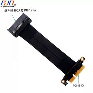 PCI Express PCI-E 4X adaptör yükseltici kart + uzatma kablosu 10-SFF-8639 CM için 100 U.2 U2 konektörü - Product Image 1