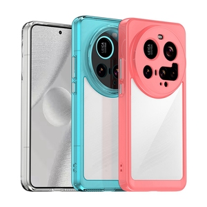 Colore creativo trasparente acrilico duro ibrido morbido TPU paraurti 2 in 1 custodia del telefono per Xiaomi 15 14 Ultra Pro custodie per <span class=keywords><strong>cellulare</strong></span> - Product Image 1