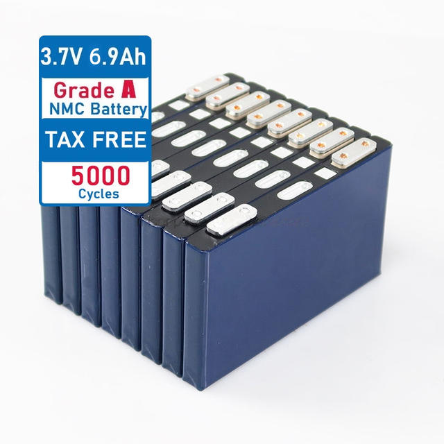 3.7V 6.9Ah 6.2Ah 5.2Ah Lithium Battery Cell 5000 Cycles NCM Li-ion Top Quality EV Battery