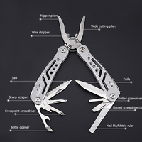 Couteau de poche multi-outils portable, pliable, pour la chasse en plein air, réparation multi-usages, mini-outil portable