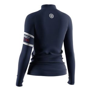 ชุดมวยปล้ำผู้หญิงดีไซน์มินิมอล เสื้อครอปซิป 1/4 ตัว และกางเกงขาสั้นออกกำลังกาย สำหรับฝึกซ้อมในสโมสรหรือโรงเรียน - Product Image 4