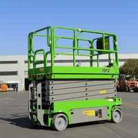 Échafaudage mobile à ciseaux pour 2 à 6 personnes Élévateur portable électrique Petite plate-forme élévatrice verticale pour le travail aérien