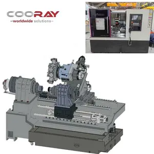 4 trục 5 điều kiện mới Máy tiện CNC 2 trục nghiêng máy trục Y