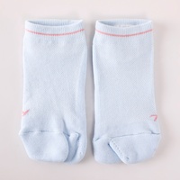 Chaussettes de sport antibactériennes à fond épais, chaussettes courtes à la cheville, séparées en deux doigts