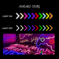 Enseigne néon rétroéclairée personnalisée avec logo, panneau arrière en acrylique LED, étanche IP67, pour affichage de marque en vitrine, hôtellerie, décoration intérieure, location événementielle