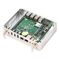 KINGDEL Mini PC Tanpa Kipas Quad Core Generasi ke-12 N100 8GB RAM DDR4 + 128GB NVMe SSD 4K Tiga Layar DP+2xHD 2xLAN