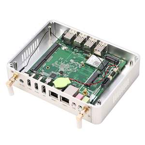 KINGDEL Fansız Mini Bilgisayar Dört Çekirdekli 12. Nesil N100 8GB DDR4 RAM + 128GB NVMe SSD 4K Üçlü Ekran DP+2xHD 2xLAN - Product Image 6