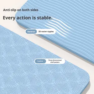 Tapis de yoga pliable personnalisé 12 volets, antidérapant, épaissi, spécial pour la sieste des étudiants, tapis de fitness portable élargi - Product Image 3