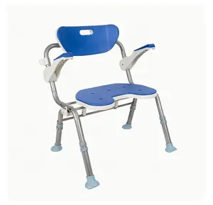Ksitex kursi mandi lipat lebar, kursi mandi aluminium untuk kursi mandi Jepang