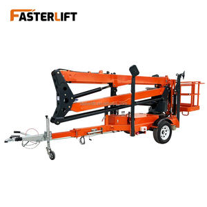 رافعة كهربائية جديدة من FASTER <span class=keywords><strong>LIFT</strong></span> بارتفاع 16 متر، منصة عمل مرنة قابلة للسحب للعمل على ارتفاعات عالية، سعة 200-450 كجم - Product Image 5