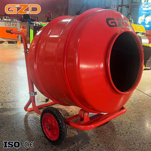 Mezcladora de Cemento Eléctrica GZD de 350L para Obras de Construcción, 4kW, Ligera, Portátil, con Dos Ruedas - Product Image 3