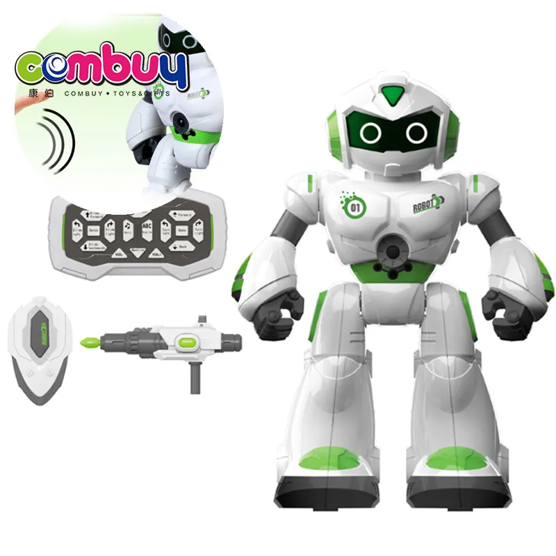 Remote control infrared 4 channel small walking dancing robot toy