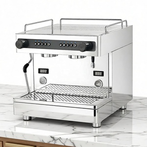 Cafetera Espresso Semiautomática Comercial de Alta Potencia con Bomba Rotativa Italiana Profesional y Doble Pantalla de Medición - Product Image 3