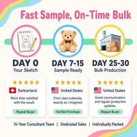 Vente en gros de peluches d'usine cadeaux de Noël pour enfants peluche Bubu et Dudu peluche ours en peluche cadeau d'anniversaire