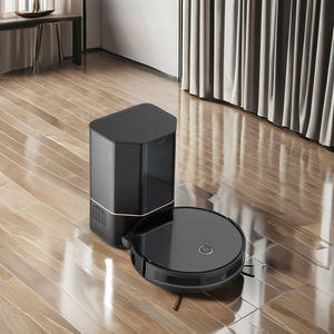 Aspirateur <span class=keywords><strong>robot</strong></span> M8 avec poubelle auto-vidante et application d'aspiration 4000Pa pour le nettoyage des sols, balai à franges pour usage domestique - Product Image 5