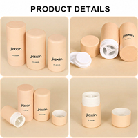 Tubes de déodorant solides en plastique ABS/PP mat recyclables, cylindriques, 20g, 50g, 75g, avec possibilité de personnalisation des étiquettes privées