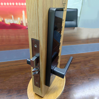 Cerradura Inteligente Premium Antirrobo para Puertas de Madera con Sistema de Gestión Digital Pulido y Tarjeta RFID