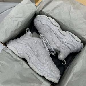 Zapatillas de Diseño para Correr con Cordones, Forro de Malla, Entresuela de EVA Cómoda, Parte Superior de Cuero, Zapatillas de Lujo para Todas las Temporadas - Product Image 1