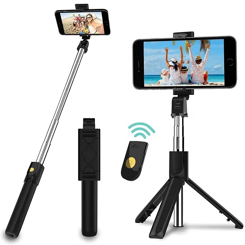 China Selfie-Stick Hersteller Lieferant 3-in-1 kabelloser Kijki Do Selfie Stativ Selfie-Stanzen