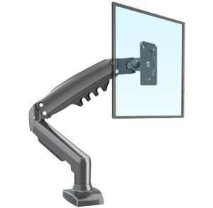 <span class=keywords><strong>Support</strong></span> d'<span class=keywords><strong>écran</strong></span> Kelmy <span class=keywords><strong>en</strong></span> alliage d'aluminium noir, <span class=keywords><strong>réglable</strong></span> <span class=keywords><strong>en</strong></span> <span class=keywords><strong>hauteur</strong></span>, avec inclinaison de 65° pour moniteurs LED/LCD de 2 à 9 kg et 17 pouces, fixation de bureau, modèle exclusif - Product Image 4