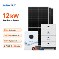 KEVOLT Netzunabhängiges Solarsystem 10 kW 15 kW Solarmodul-Set mit LiFePO4-Batterie Komplettes Solarenergiesystem