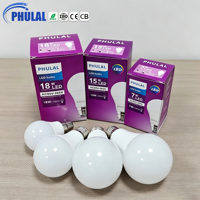 Ampoules LED pour la maison 5W 7W 9W 12W 15W, ampoule en aluminium PBT, E27 B22, 110V 220V, éclairage résidentiel, ampoule LED en gros