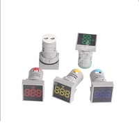 Voltmeter Digital Mini LED Display, Voltmeter Digital AC Dc 60V Ke 500V 0-100A Digital Ammeter, Voltmeter Tegangan, Panel Digital