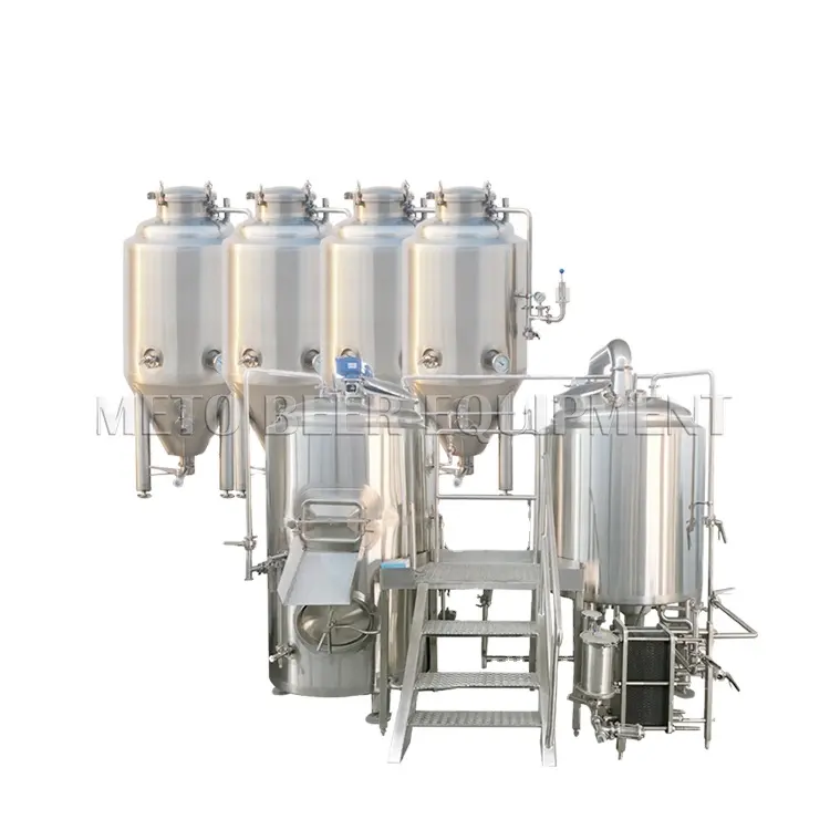 METO 300L-2000L 3BBL-20BBL Pretank fornecedor líder aço vinho fazendo máquina Brewery aço inoxidável máquina de cerveja industrial