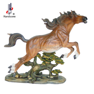 14 pulgadas hermoso caballo escultura estatua de bronce antiguo caballo - Product Image 3