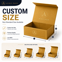 Caja de Regalo Magnética Plegable Ecológica Personalizada para Regalos Minoristas, Papel de Arte, Lámina Dorada, Fabricante OEM al por Mayor