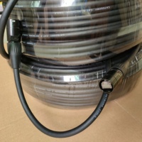 Kabel Jaringan Kustom Cat6 SFTP 1000Mbps Tembaga Bebas Oksigen Kabel Lan Berpelindung Ganda Ethernet Teknik Kabel Cat6