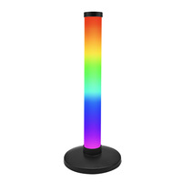 Barra de Luz Ambiental RGB para Sala de Juegos, Sincronización con Música, Lámpara de Ritmo con Sensor de Sonido, Retroiluminación para Monitor de Computadora, TV, Decoración de Escritorio, CE RoHS