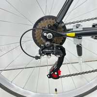 Vélo de route vintage professionnel à succès avec jantes en alliage d'aluminium, cadre en acier, 7 vitesses