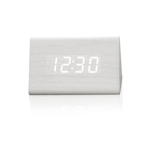 Saat — horloge numérique <span class=keywords><strong>de</strong></span> bureau avec commande acoustique, rétro-éclairage, horloge <span class=keywords><strong>de</strong></span> Table, chargeur USB en bois, alarme pour enfants, LCD, <span class=keywords><strong>de</strong></span> chevet - Product Image 2