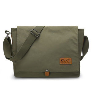 <b>Large</b> Capacity Men's Casual <b>Canvas</b> Shoulder <b>Bag</b> College Student Study <b>Bag</b> Commuting <b>Bag</b> Travel <b>Bag</b> Lightweight Crossbody <b>Bag</b> - Product Image 2