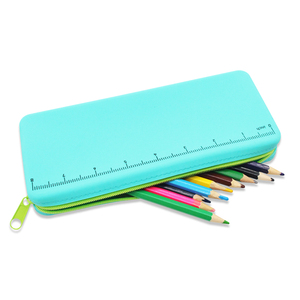 Estuche para Lápices al por Mayor, Bolsa de Almacenamiento de Papelería de Silicona con Cierre Personalizado, Regla, Impresión de Logotipo, Estuche de Alta Calidad - Product Image 6