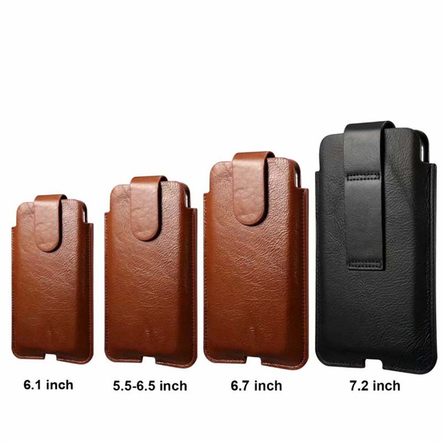 Hot Selling Black PU Leather Card Holder for iPhone 12 Pro Shockproof Pu Case Belt Case