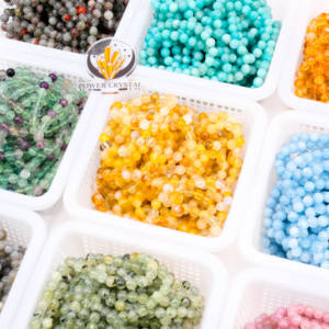 ウェルネスとバランスのための卸売8mm天然瑪瑙ビーズヒーリングクリスタルブレスレット - Product Image 5