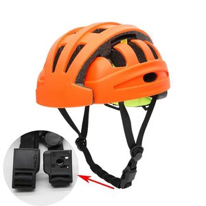 หมวกกันน็อคปั่นจักรยานแบบพับได้สีขาวแบบพับเก็บได้พร้อมช่องระบายอากาศ 16-20 ช่องสำหรับกีฬากลางแจ้งผู้ใหญ่ทุกเพศ - Product Image 3