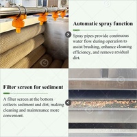 Multifunctionele mini gemberwasser, yam- en cassave-schiller, wortelschiller, handmatige machine voor het schillen van gember.