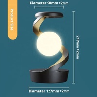 Lampe de table verticale nordique Simple post-moderne lampe de table de charge sans fil contrôle de capteur lampes de table latérales modernes pour les chambres